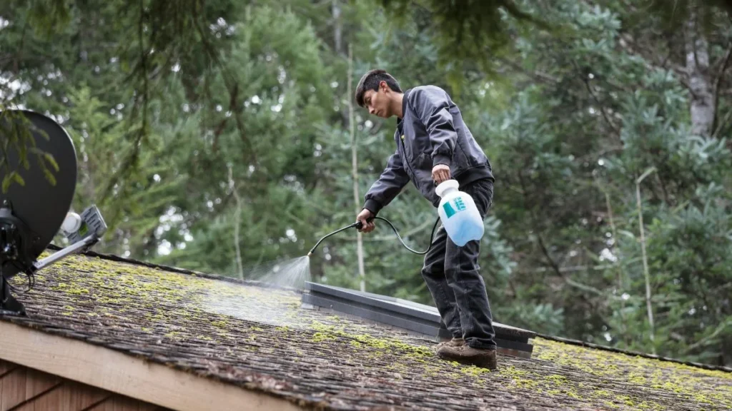 how to get rid of moss on roof