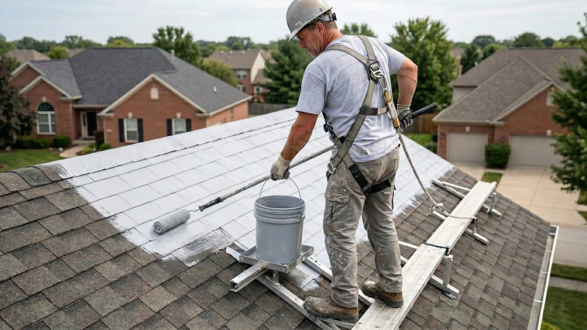 Can you paint roof shingles